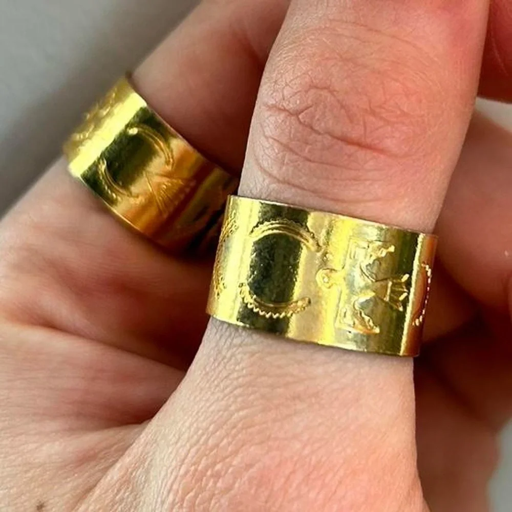 Gold Band Rings - Picture 2 of 2